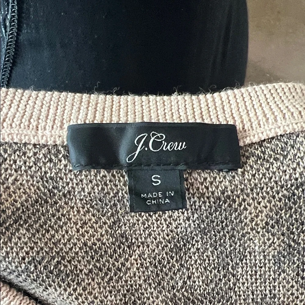 J.Crew Merino Wool Leopard Print Sweater Size S